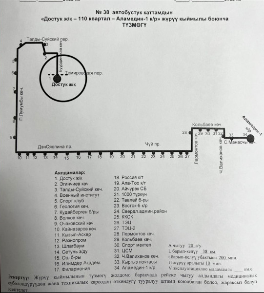 Маршрут №38