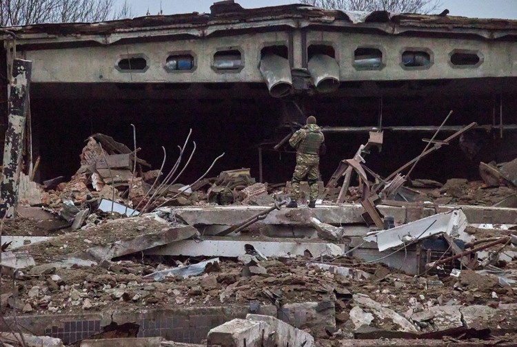 Последствия ракетного обстрела Харькова 15 декабря