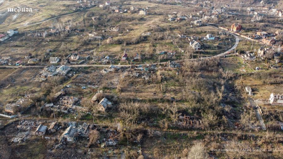 Село Богородичное в Донецкой области полностью разрушено