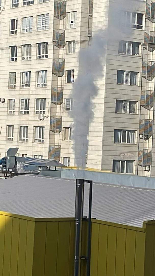 Дым от частной школы
