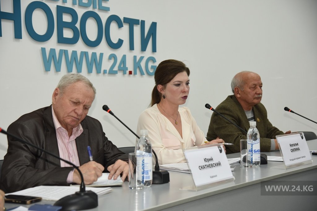 Участники пресс-конференции — Юрий Скатневский, Наталья Силина и Анвар Сартаев