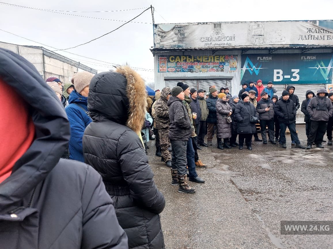 Митинг на рынке «Дордой-Дыйкан»