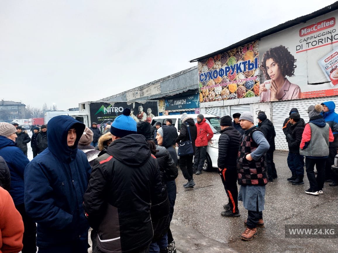 Митинг на рынке «Дордой-Дыйкан»