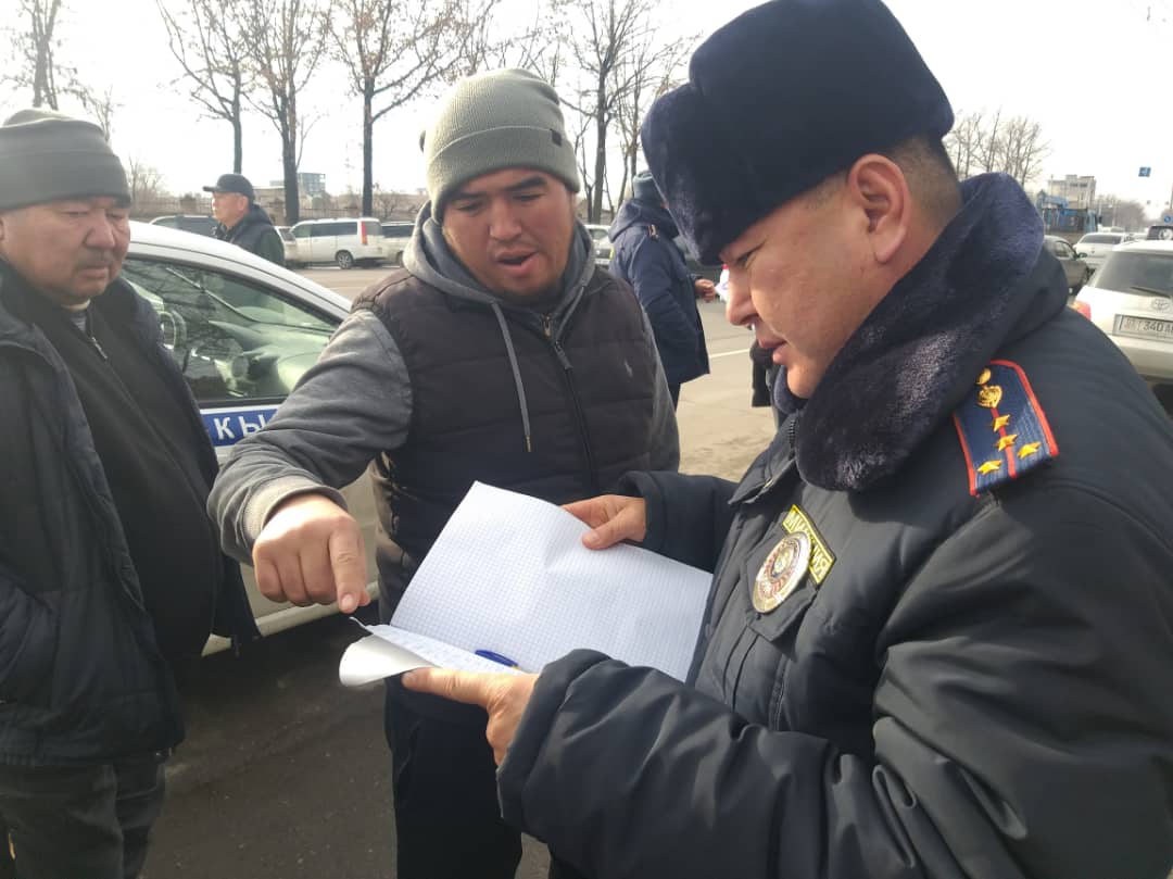 В столице продолжается рейд «Пассажирская перевозка»