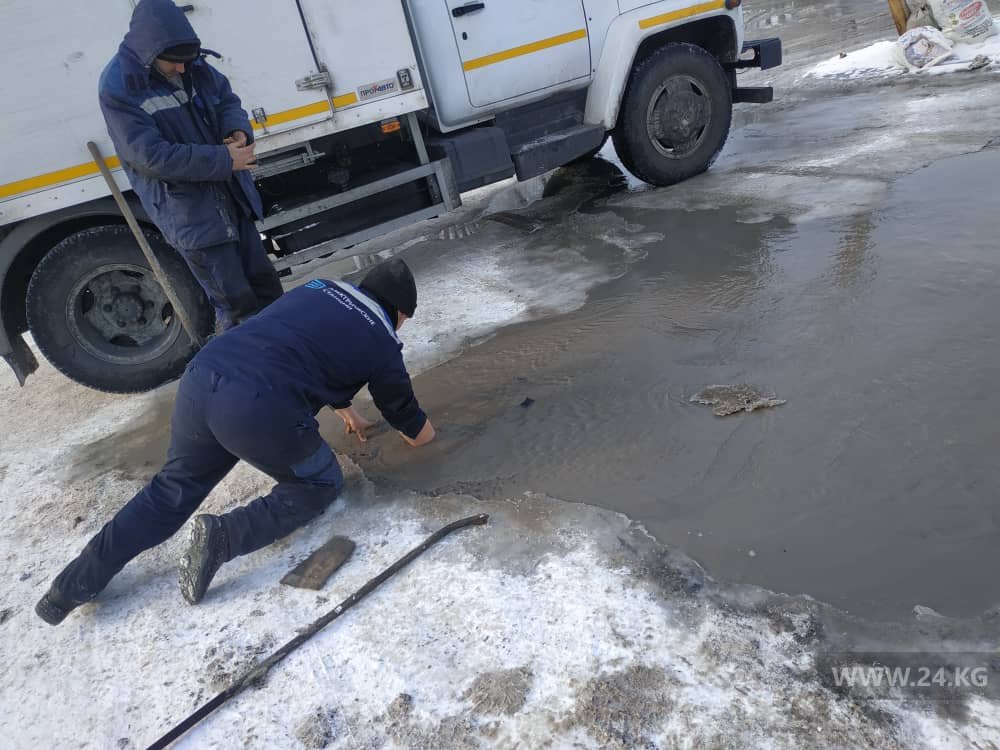 Прорыв трубы