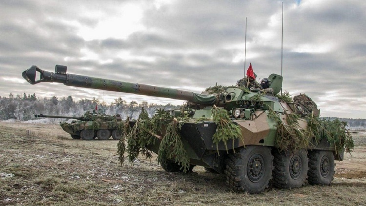 Французский колесный танк AMX-10 RC