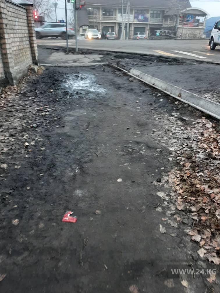 Тротуары в Бишкеке