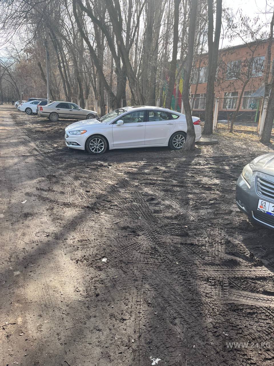Стихийная стоянка