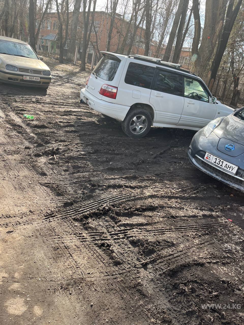 Стихийная стоянка