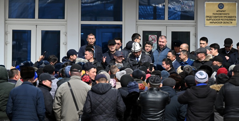 Встреча Садыра Жапарова с жителями Нарынской области