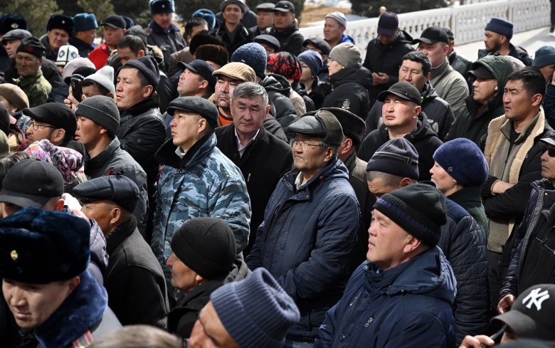 Встреча Садыра Жапарова с жителями Нарынской области