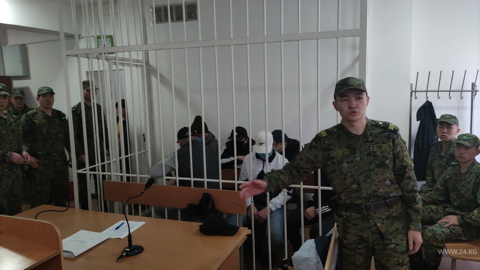 Обвиняемые по делу убийства Доо Чынгыза