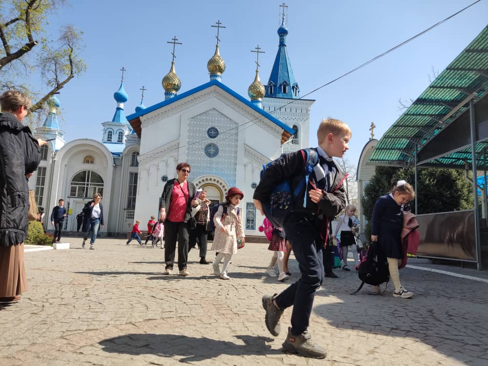 Школу святого князя Владимира при Свято-Воскресенском кафедральном соборе и сам собор эвакуировали из-за сообщения о бомбе