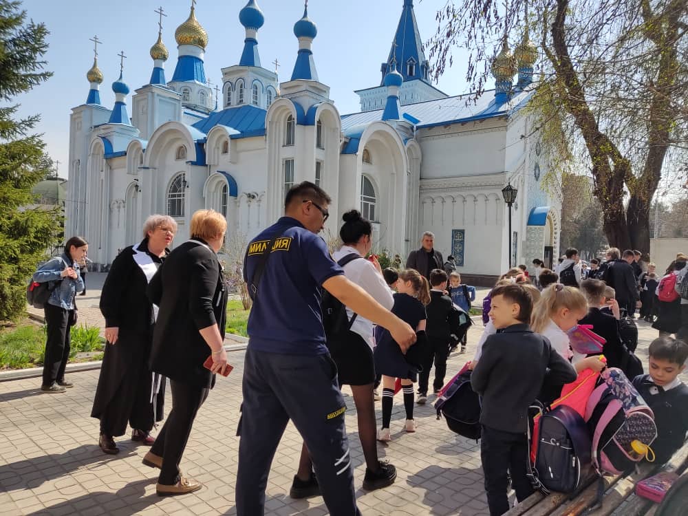 Школу святого князя Владимира при Свято-Воскресенском кафедральном соборе и сам собор эвакуировали из-за сообщения о бомбе