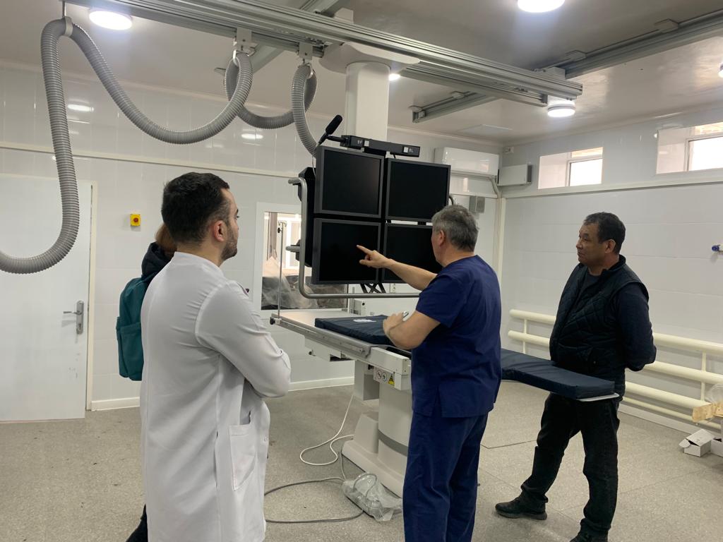 В Национальном госпитале установили современный ангиографический комплекс