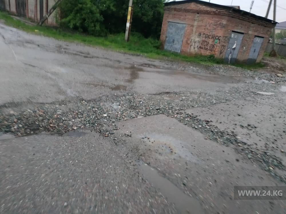 Дорога в селе Лебединовка