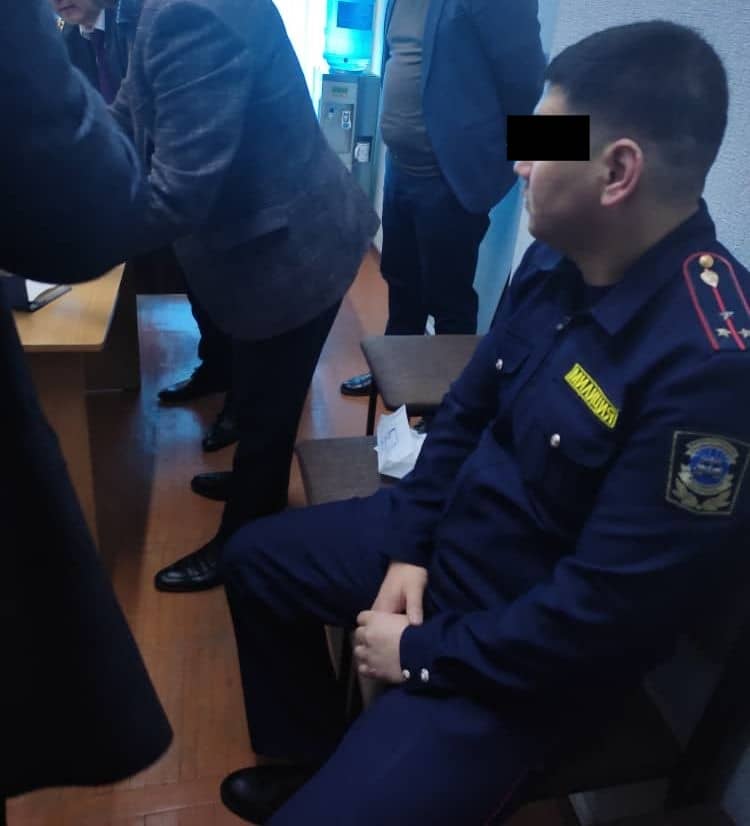 Задержанный инспектор УПСМ