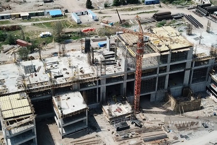 Стройплощадка нового здания администрации президента