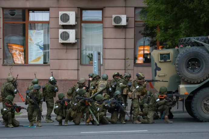 ЧВК «Вагнер» в Ростове-на-Дону