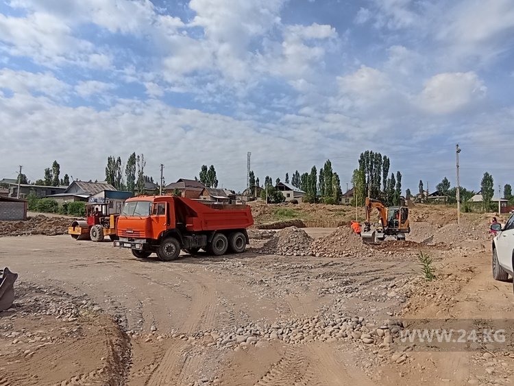 Строительство детсада в жилом массиве «Калыс-Ордо»