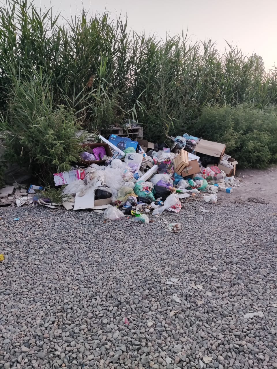 Свалка на улице Валиханова