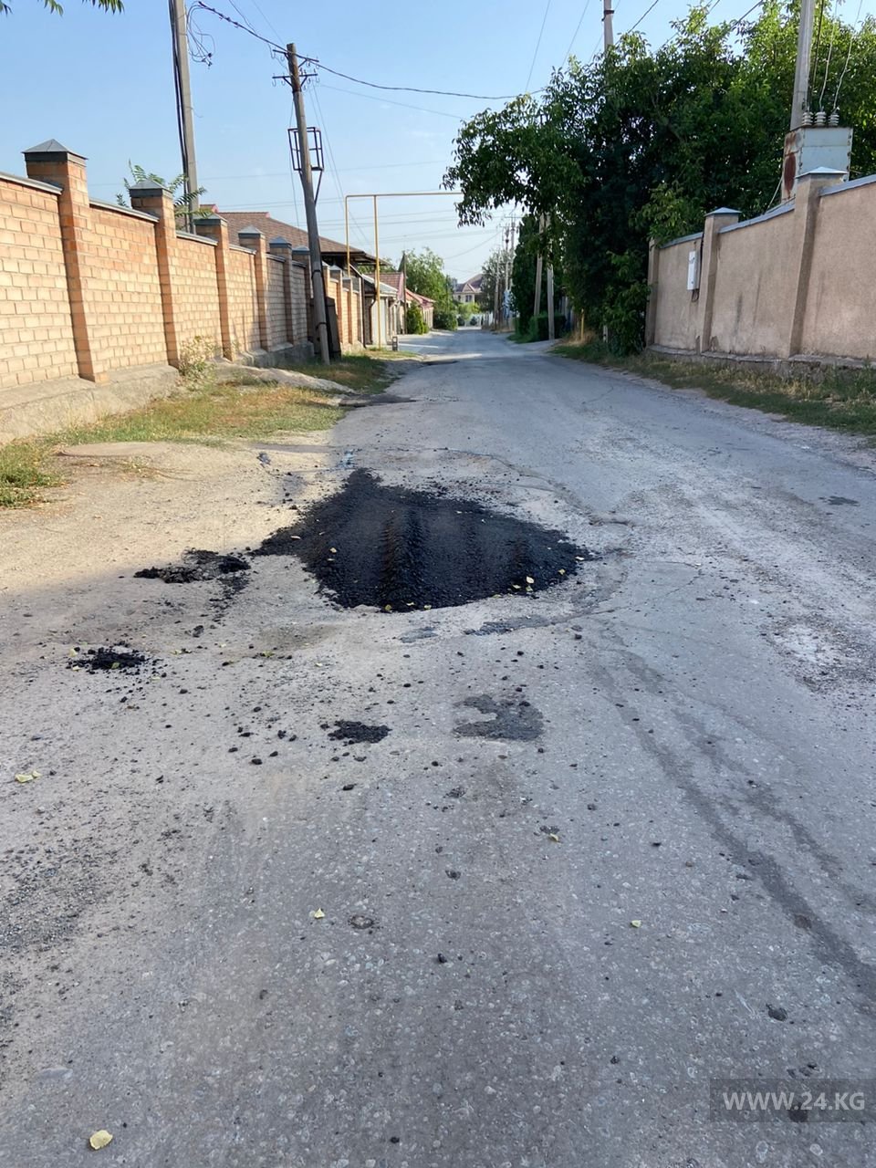 Ремонт дорог в Бишкеке