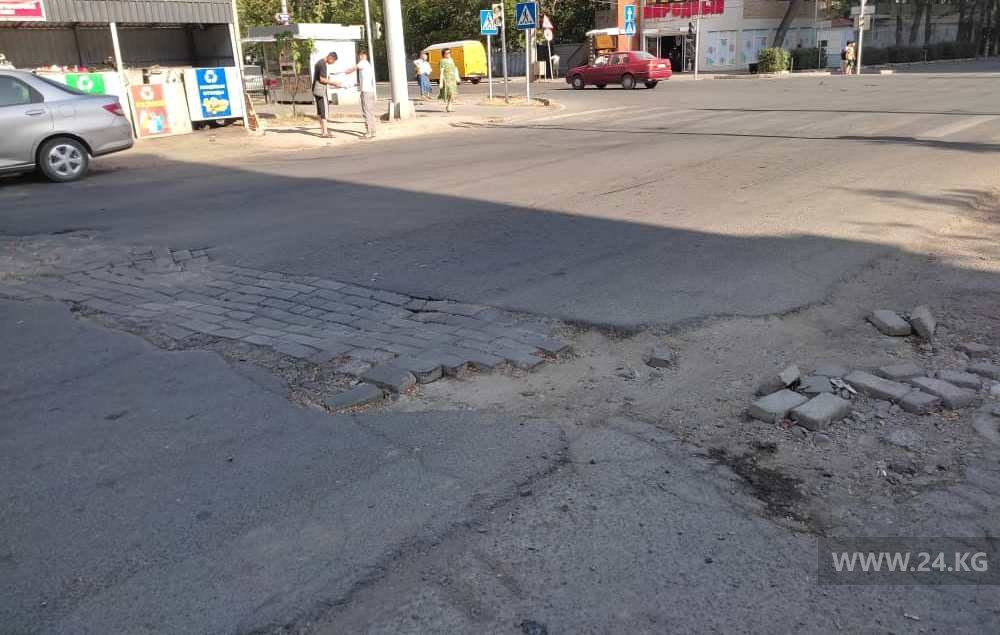 Улица Шопокова в Бишкеке