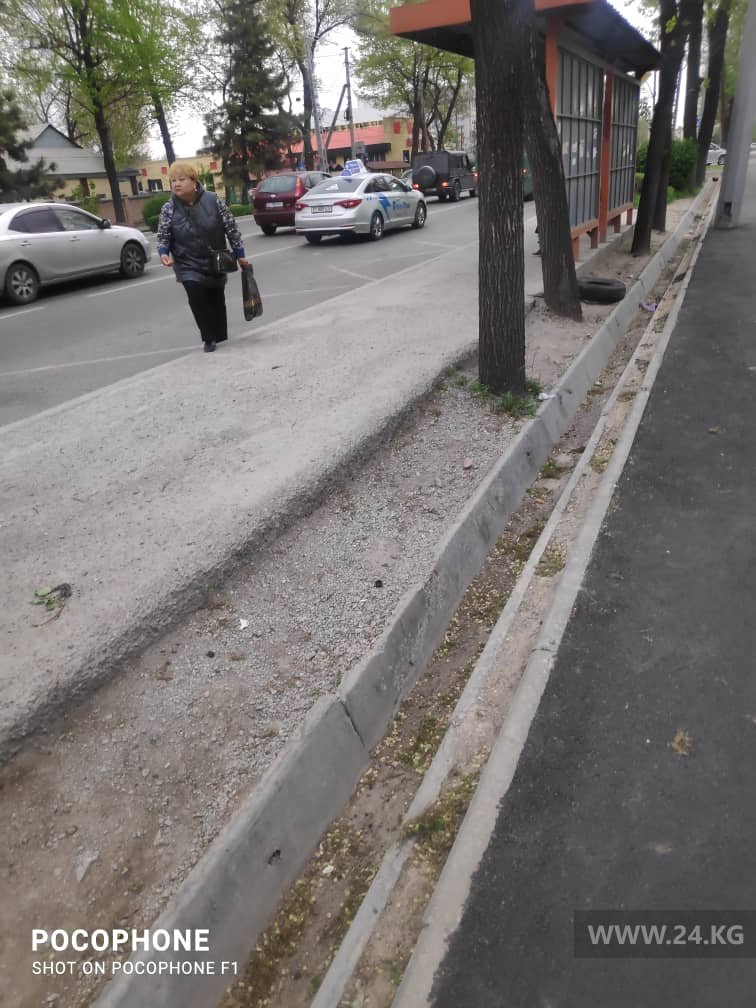 Остановка в Бишкеке в апреле