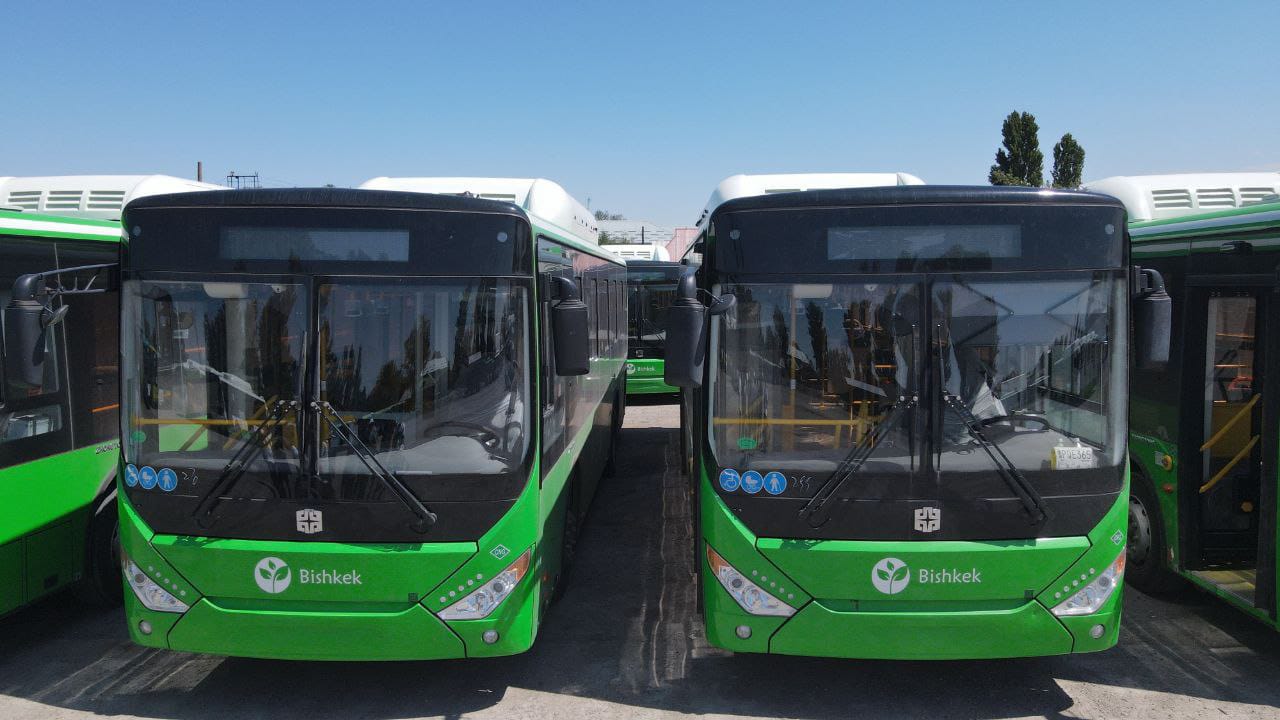 Первая партия автобусов в Бишкеке