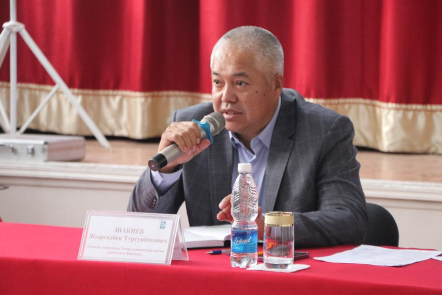 Аким Ленинского района Жыргалбек Шакиев