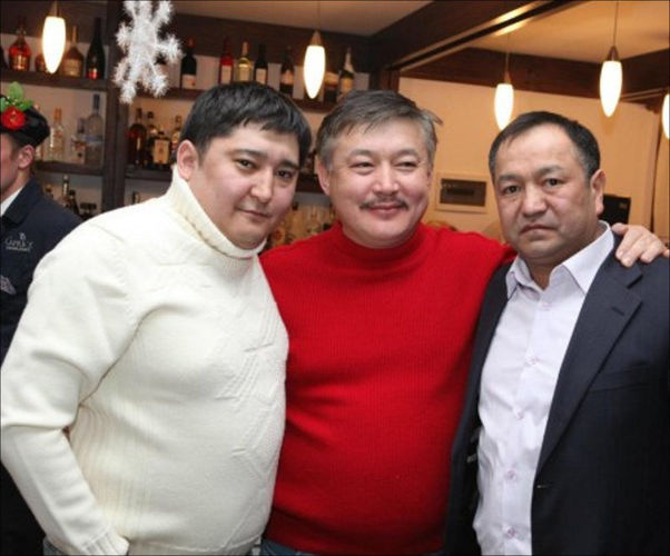 Улан Чолпонбаев на том же мероприятии с Ахматбеком Келдибековым