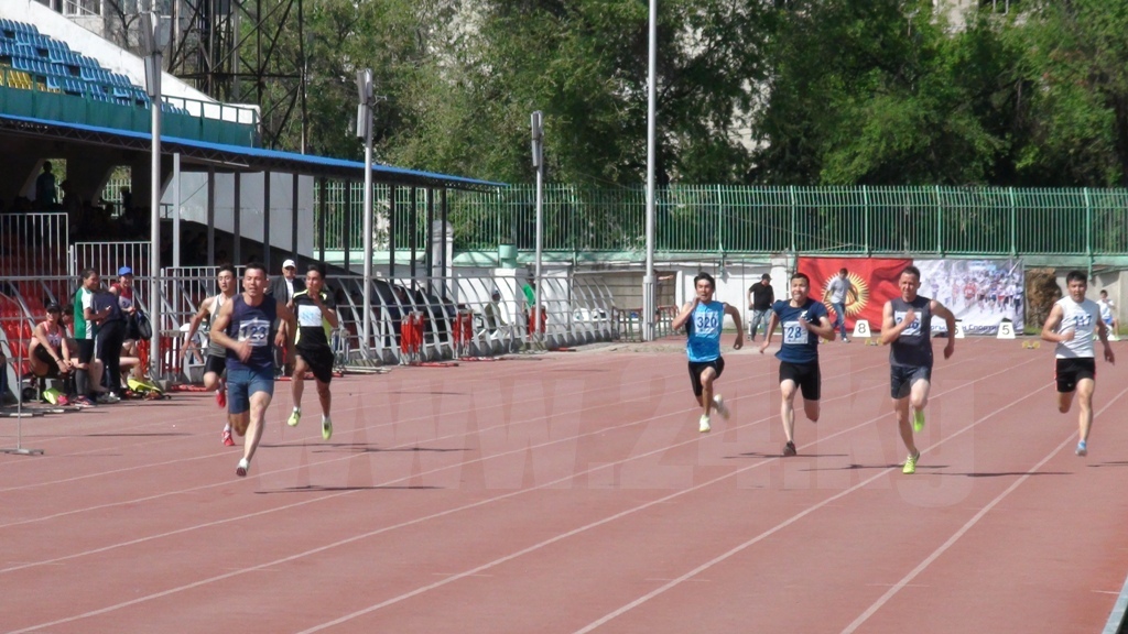ИА «24.kg». Забег на 100 метров