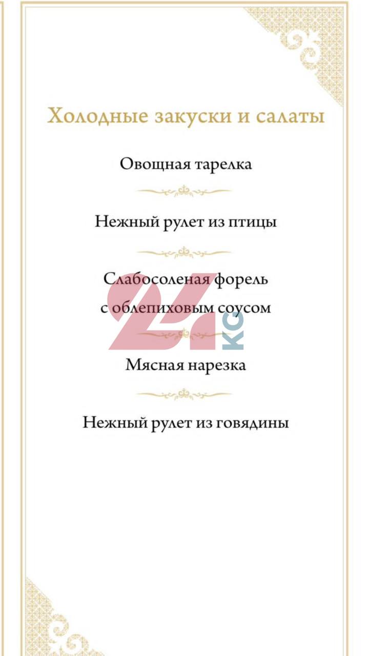 Меню