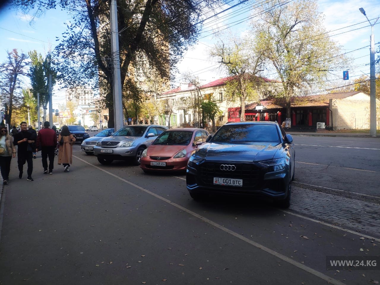 Парковка на велодорожке