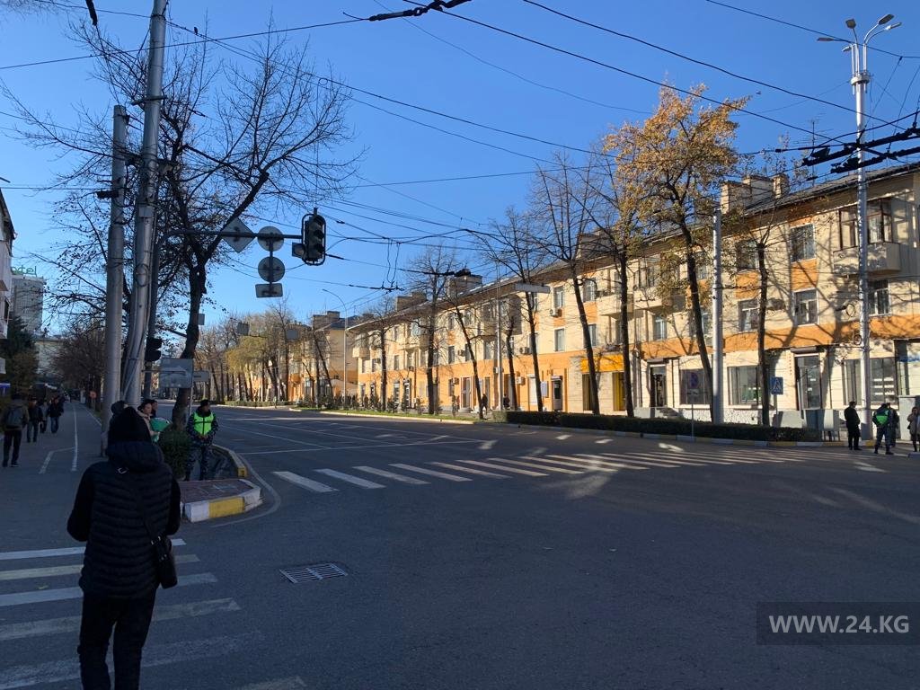 Ситуация на дорогах в Бишкеке