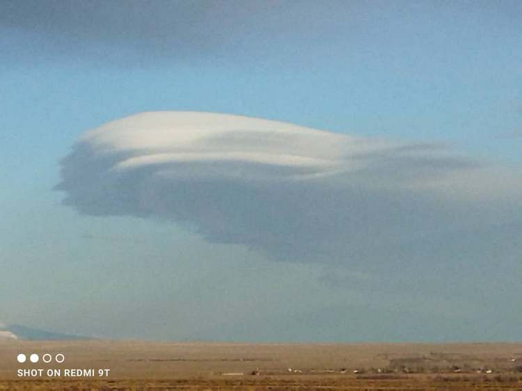 Небесное НЛО около Балыкчи