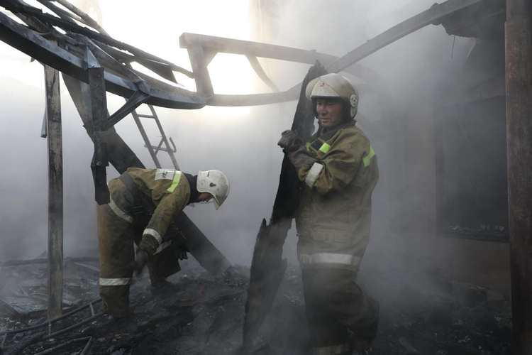 Пожар в швейном цехе