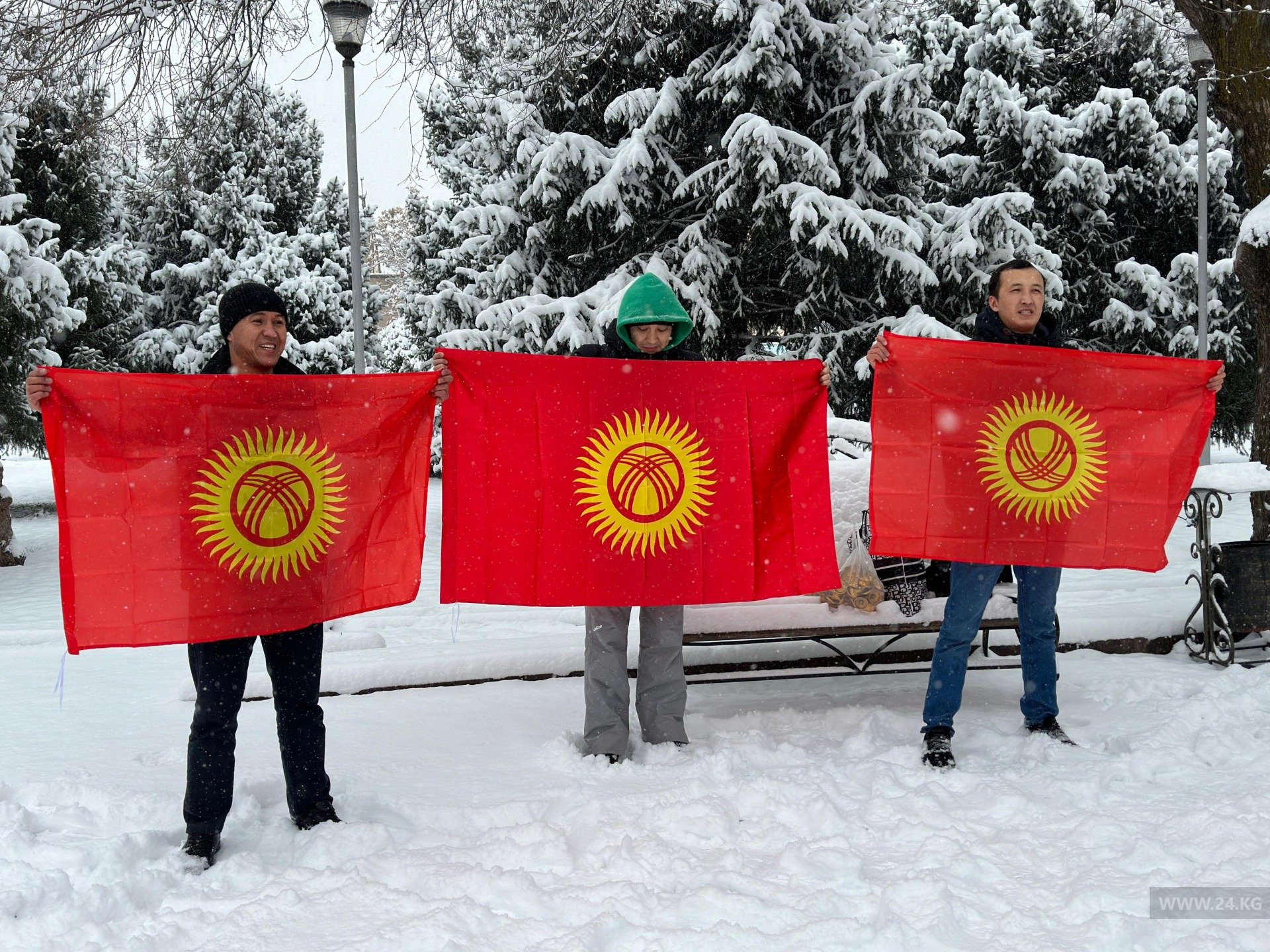 Акция против изменения государственного флага