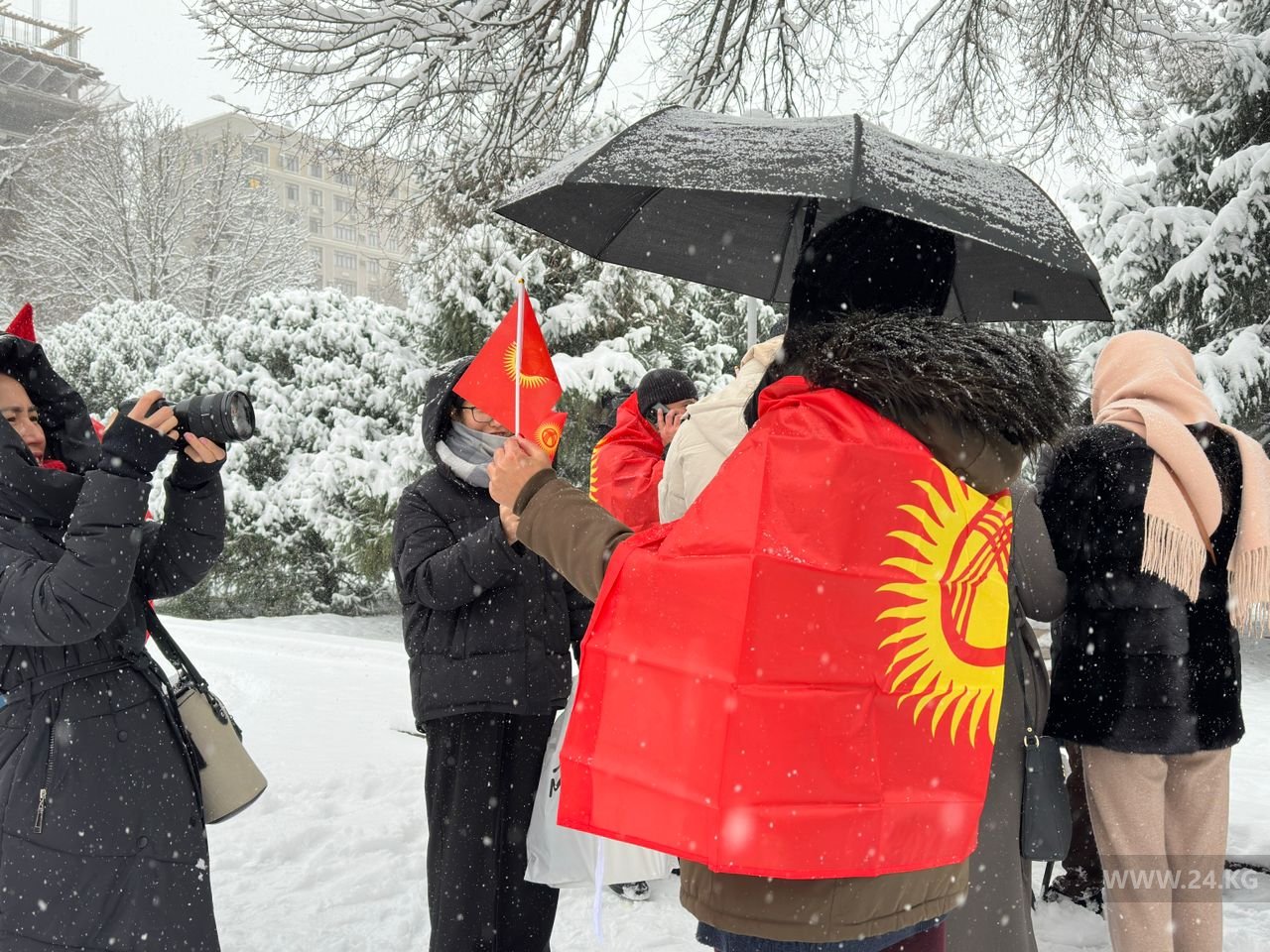 Акция против изменения государственного флага