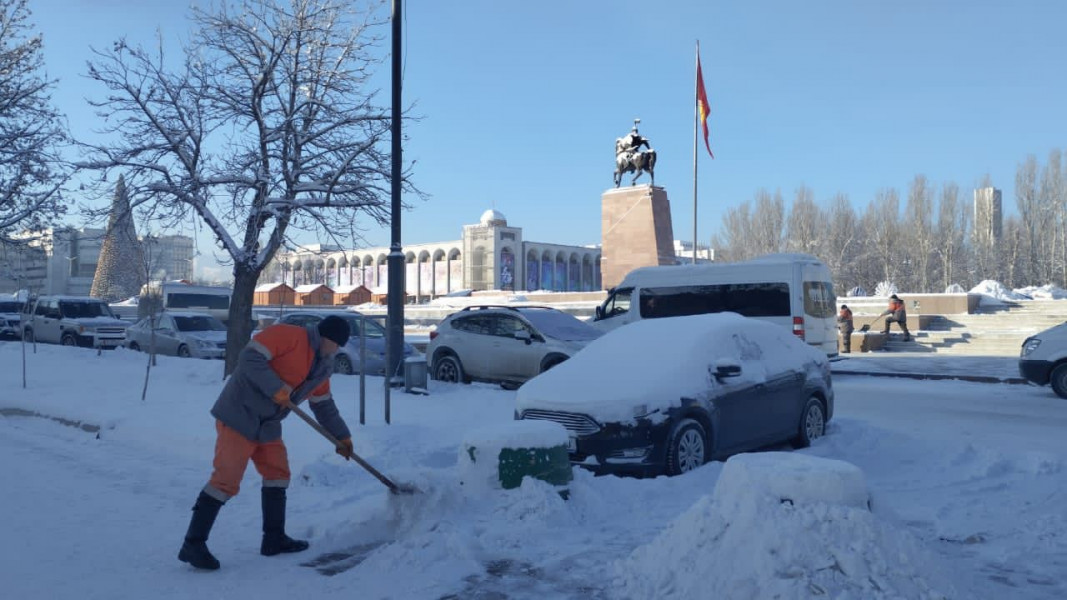 Уборка Бишкека