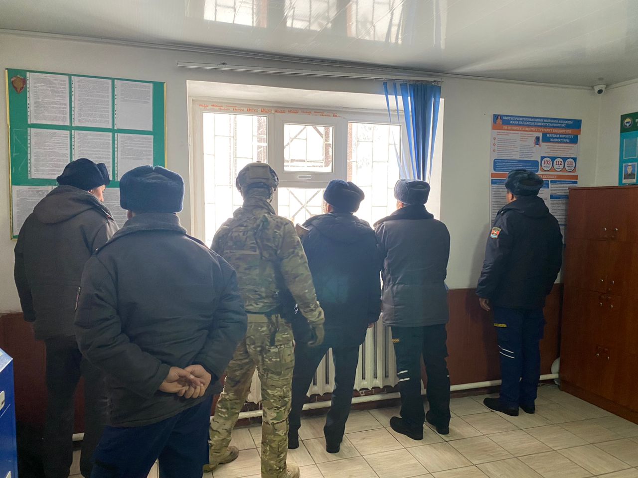 Задержание сотрудников ОВД Тюпского района
