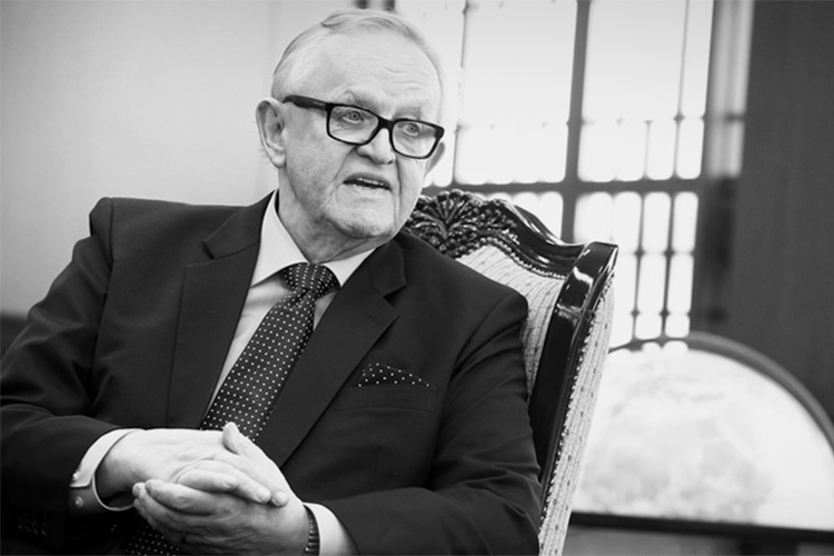 Умер десятый президент Финляндии, нобелевский лауреат мира Мартти Ахтисаари. Ему было 86 лет