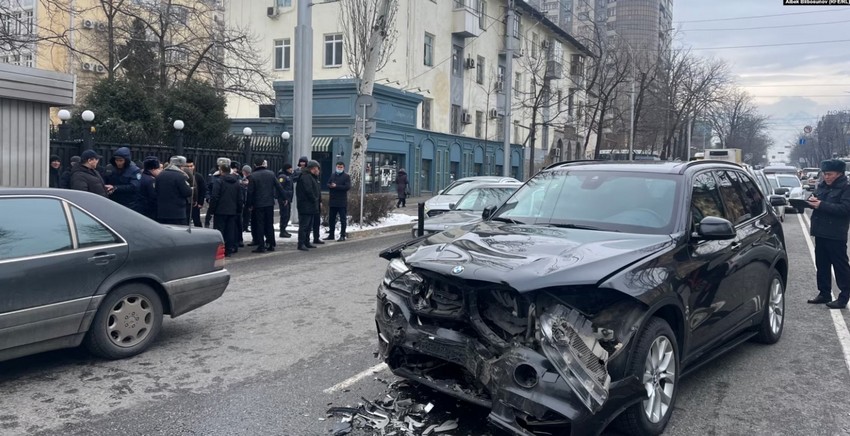 ДТП с машиной посольства Китая в КР