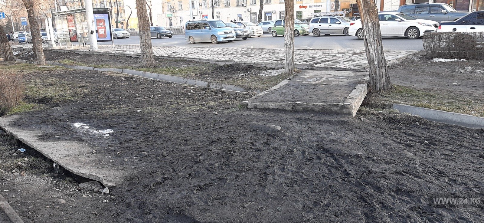 Тротуары в Бишкеке