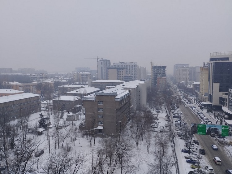 Зимний Бишкек, 20 февраля 2024 года