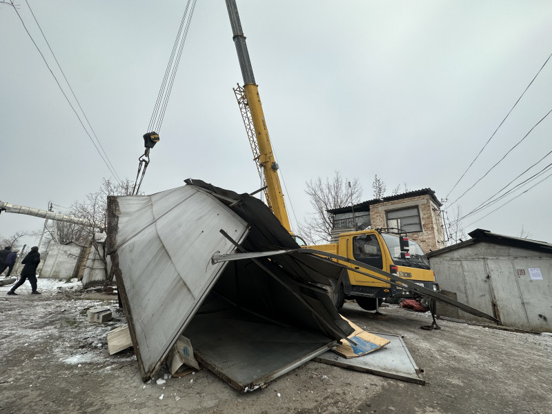 Снос гаражей