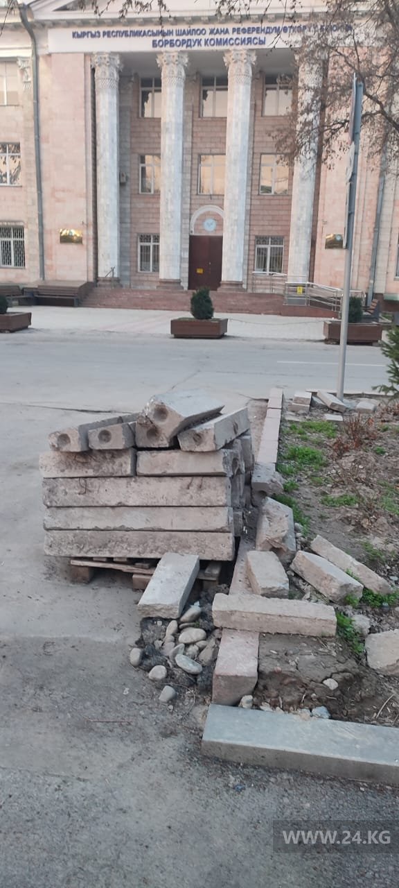 Тротуары в Бишкеке