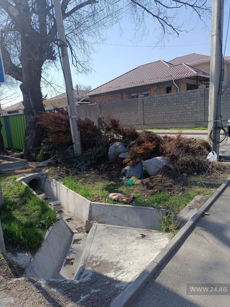 Мусор в Бишкеке