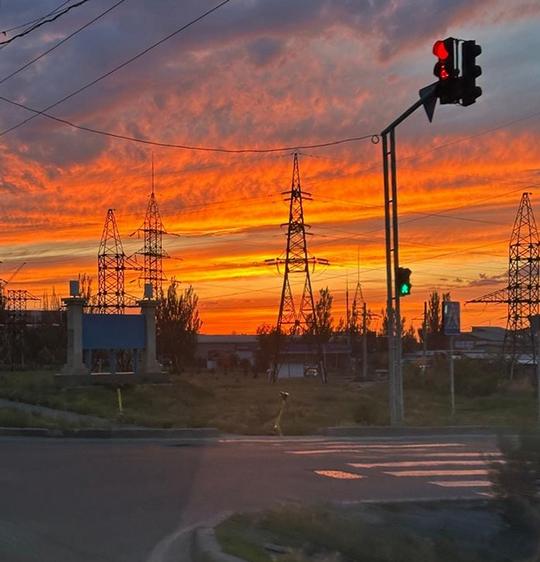 Закат в Бишкеке, 3 июня
