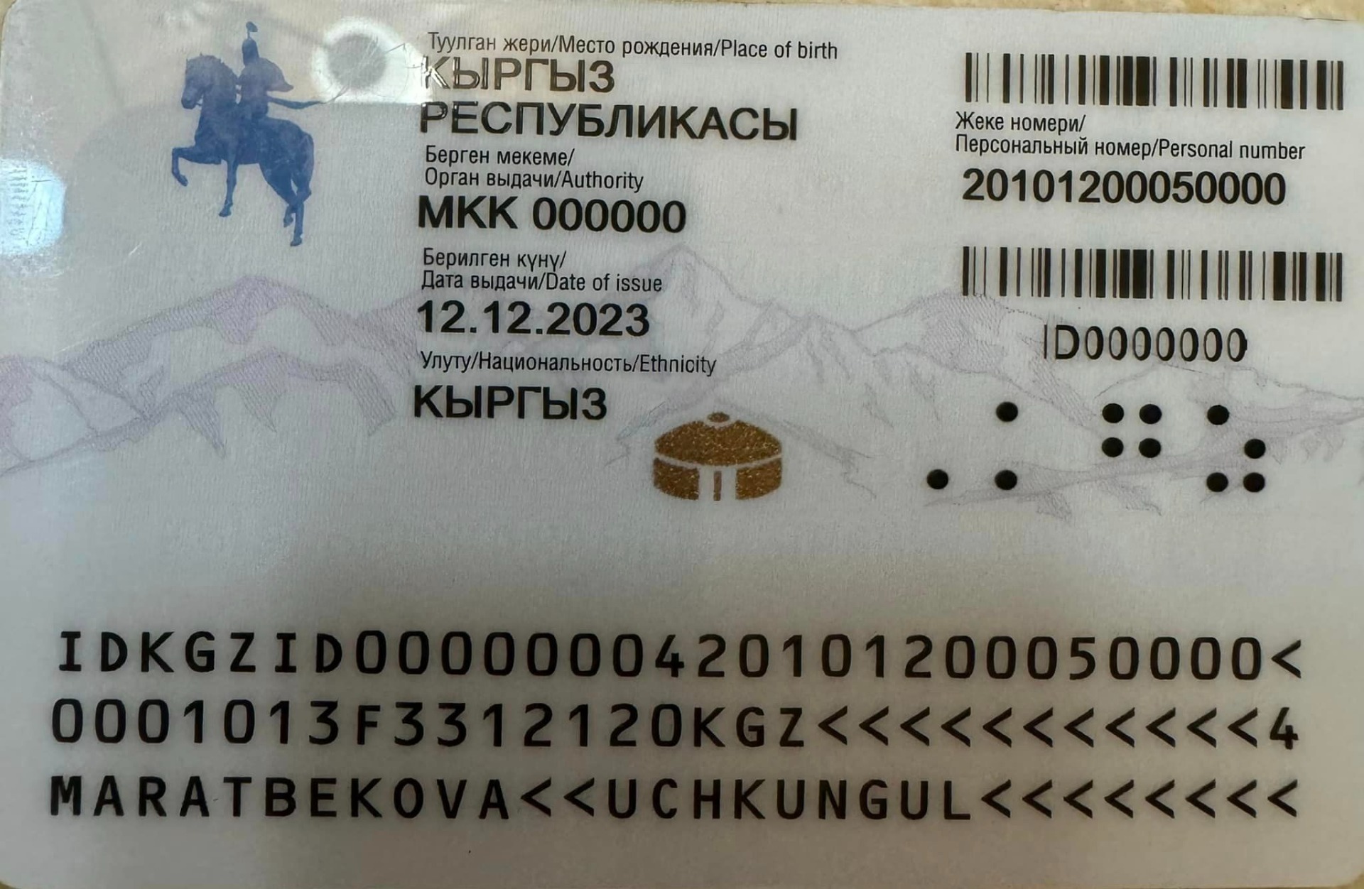 Публикация Садыра Жапарова